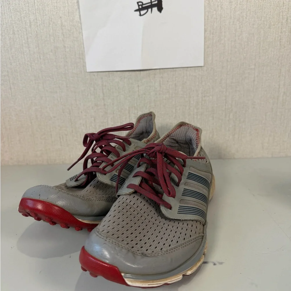 Adidas Climacool - Men's Sz 8.5 - Gray Spikeless Golf Shoes - Q44603 -‎ 2015